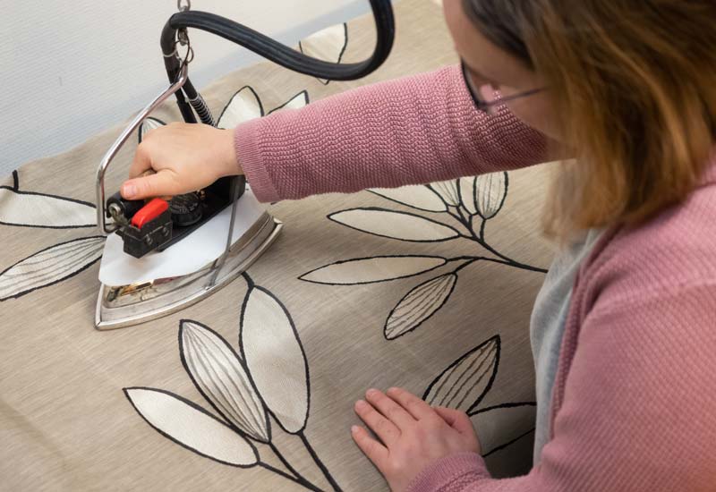 Arbeiten mit dem Bügeleisen